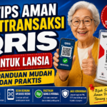 ilustrasi gambar tips aman bertransaksi untuk orang tua
