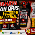 ilustrasi gambar bahaya scan qris dari sumber tidak dikenal