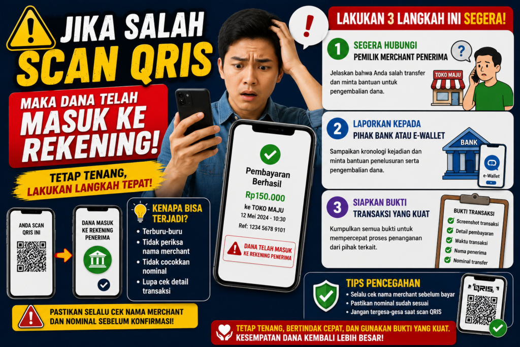 ilustrasi gambar jika salah scan qris