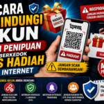 ilustrasi gambar cara melindungi akun dari pennipuan berkedok hadiah QRIS