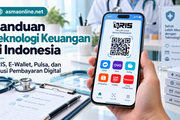 Ilustrasi Gambar Paduan Teknologi Keuangan di Indonesia